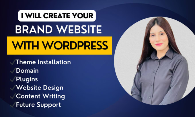 Gig Preview - Design wordpress website for your business