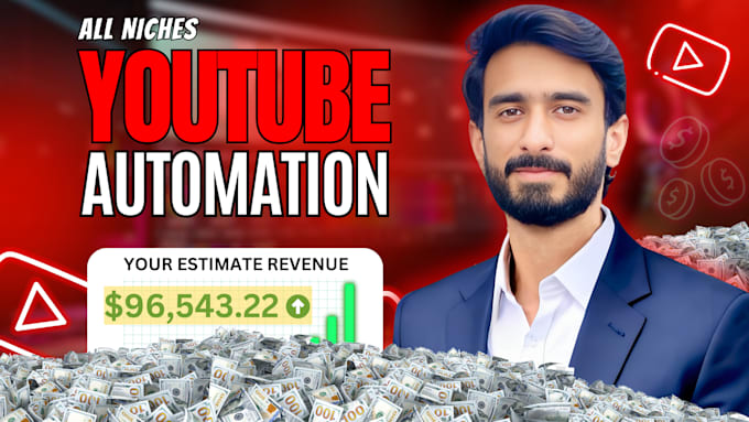 Gig Preview - Make youtube automation channel and top 10 faceless cashcow videos editing