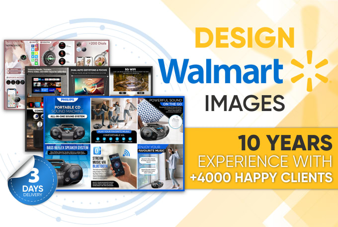 Gig Preview - Design professional walmart listing images