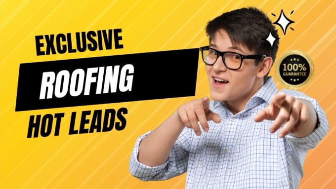 Gig Preview - Generate exclusive roofing leads with roofing leads facebook ads