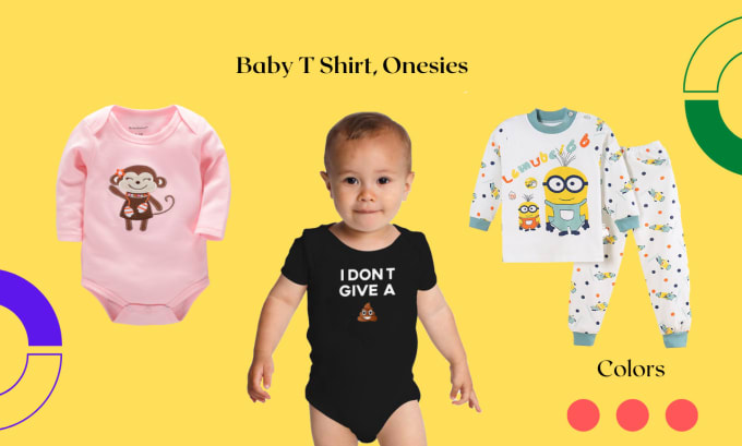 Bestseller - design baby t shirt and onesies print on demand