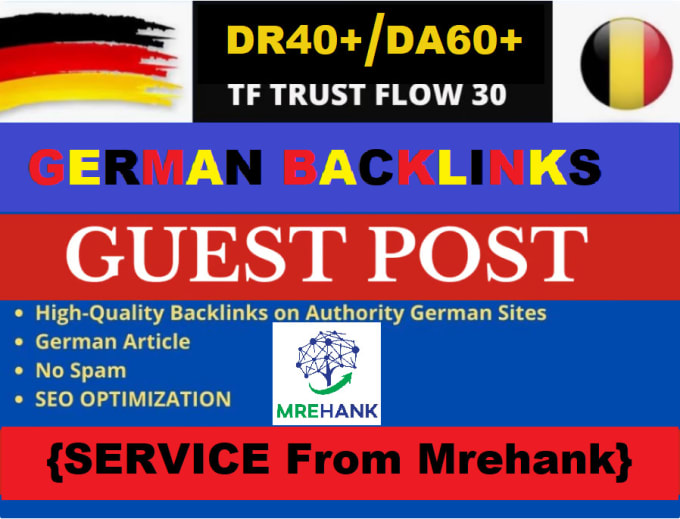 Gig Preview - Give you german guest post on high authority sites