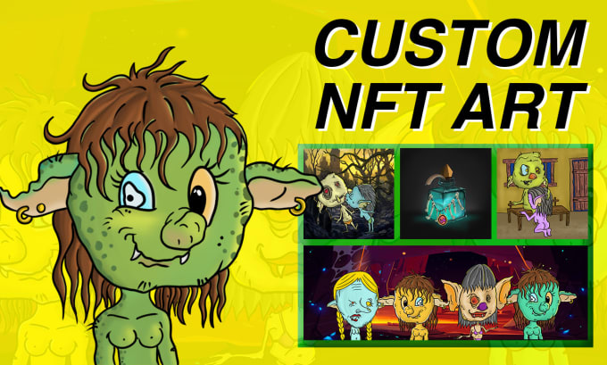 Bestseller - do custom nft art collection with 1k, 5k, 10k nfts