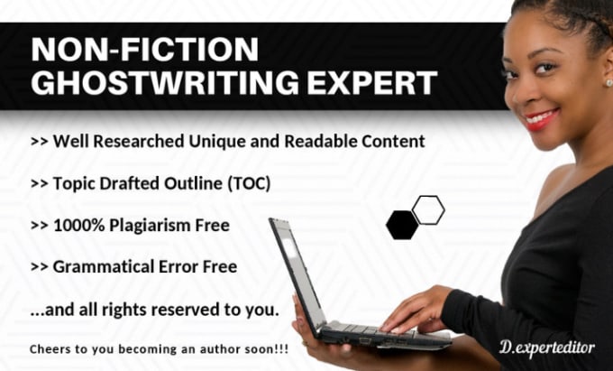 Gig Preview - Be your 40,000 words ebook writer, ghostwriter,ghostwrite ebook and kindle books