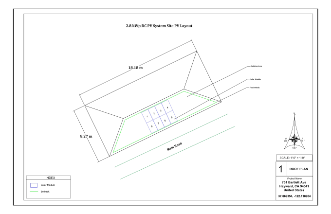 Gig Preview - Draw 2d layouts of pv system on autocad software