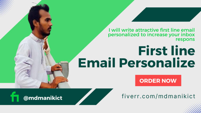 Gig Preview - Write attractive first line email personalized to increase your inbox responses