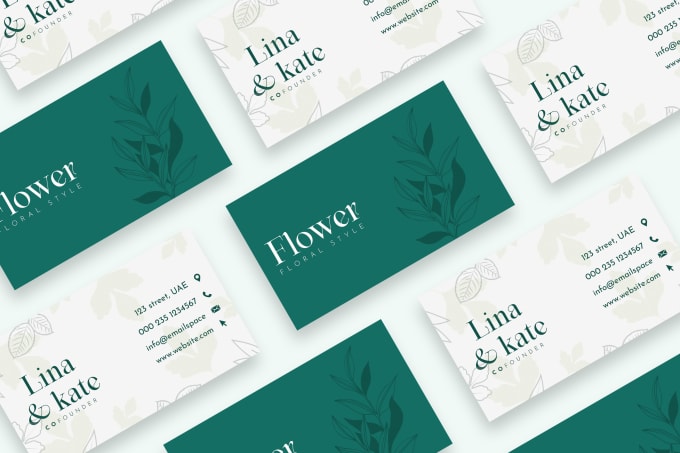 Gig Preview - Design a stylish elegant business card for you