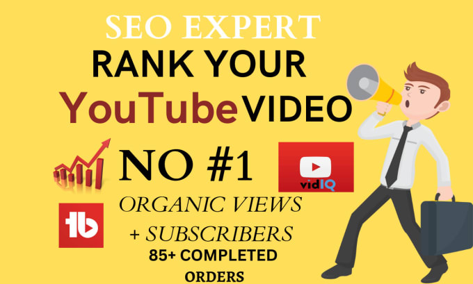 Gig Preview - Do best youtube video SEO for top ranking