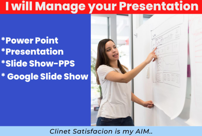 Gig Preview - Design your power point presentation, slide show and google slides