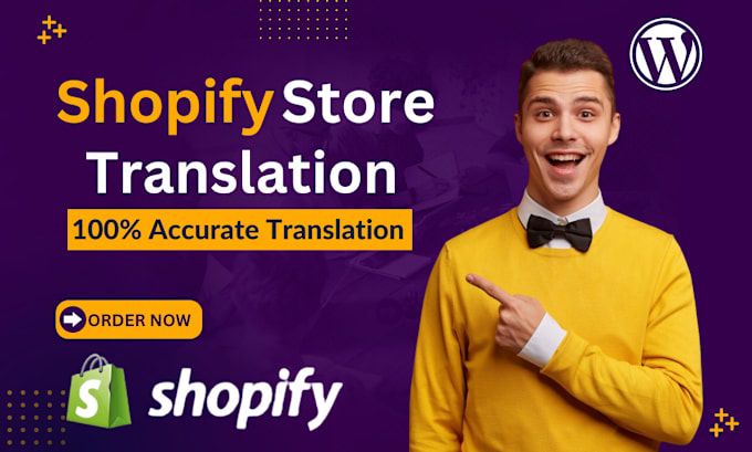 Gig Preview - Translate your shopify store in any language in 24 hours