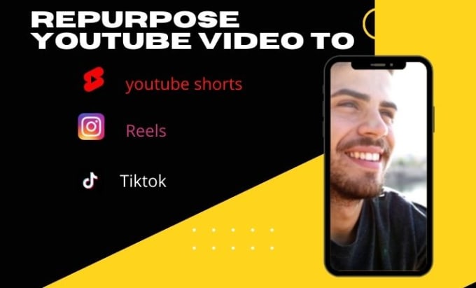 Gig Preview - Repurpose your long video to short reels and tiktok