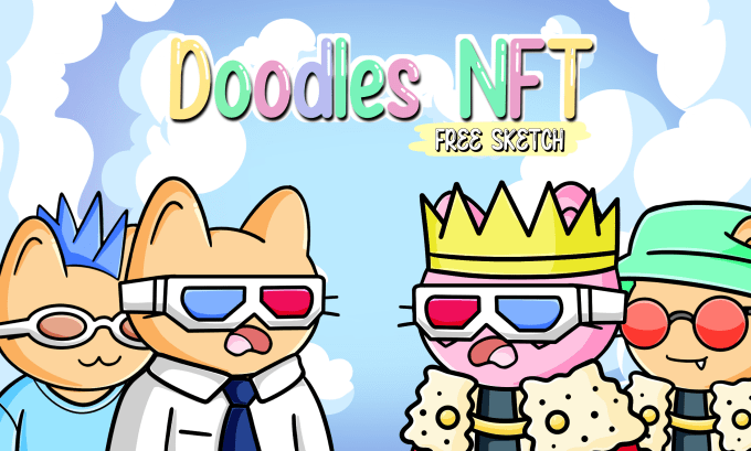 Gig Preview - Do a cute doodle art style for nft collections