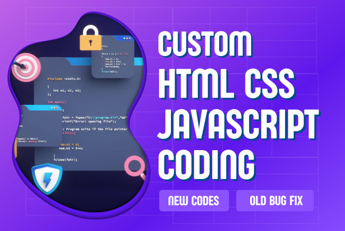 Gig Preview - Code custom html css and javascript tasks