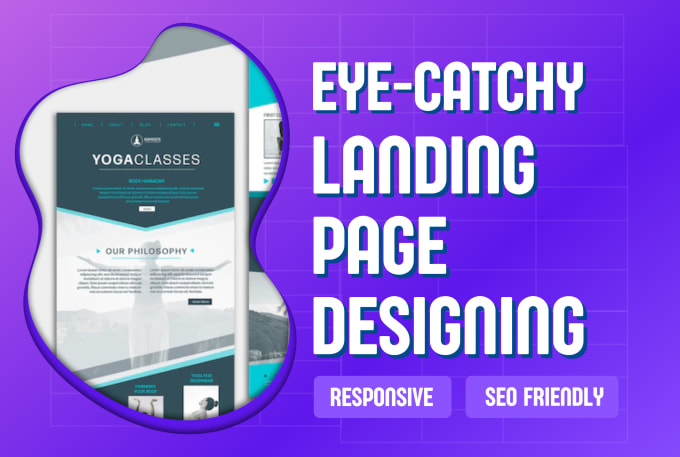 Gig Preview - Design responsive landing page for lead generation with free mockup