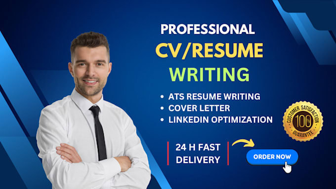 Gig Preview - Design professional resume, cv, cover letters and linkedin services