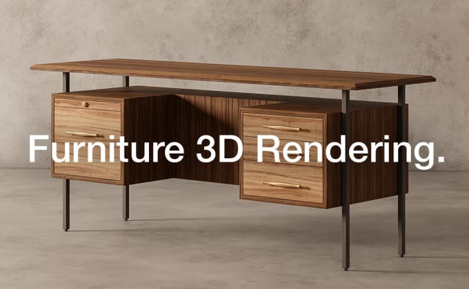 Gig Preview - Do furniture 3d modeling and rendering in blender