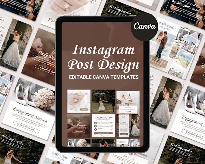 Gig Preview - Create instagram post template canva design