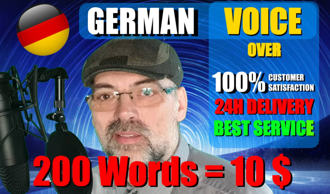 Bestseller - produce a male german voice over in corporate voice