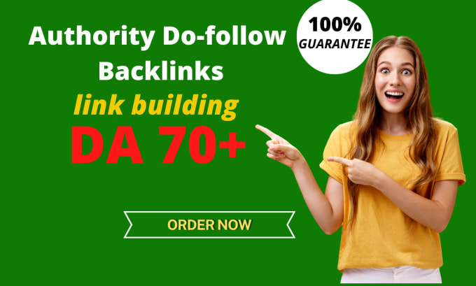 Gig Preview - Do high SEO ranking for build contextual authority dofollow backlinks