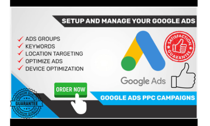 Gig Preview - Setup and manage google ads search PPC campaign