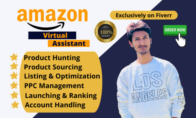 Gig Preview - Be your expert amazon fba private label virtual assistant