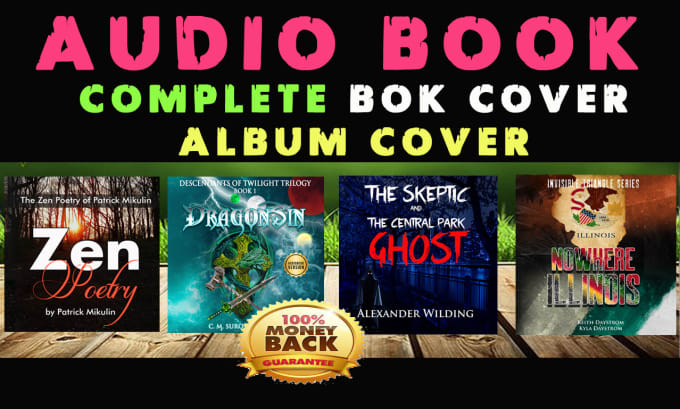 Gig Preview - Design all kind of audio book covers design art acx or complete book cover