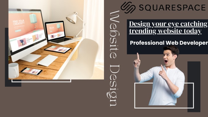 Gig Preview - Do fully responsive SEO friendly squarespace website design squarespace redesign