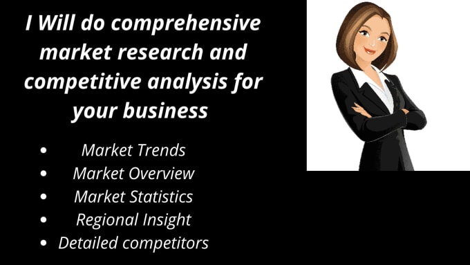 Gig Preview - Do comprehensive market research and competitive analysis for your business