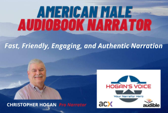 Gig Preview - Narrate and produce your audiobook