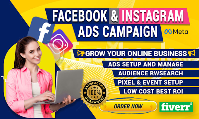 Gig Preview - Setup a facebook ads campaign, instagram ads and meta ads