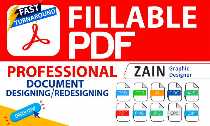 Gig Preview - Do fillable PDF, hyperlink , redesign document, digital planners etsy