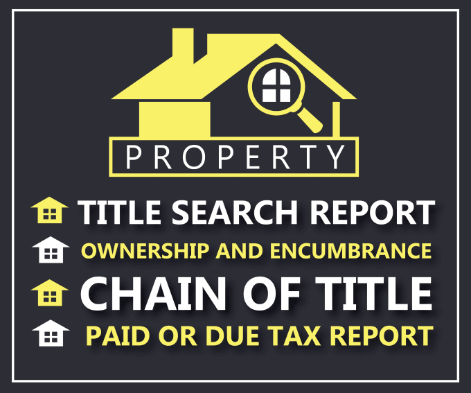 Gig Preview - Do property title search report