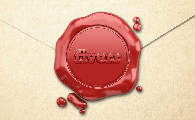 Gig Preview - Do wax seal design with your logo in 24hrs