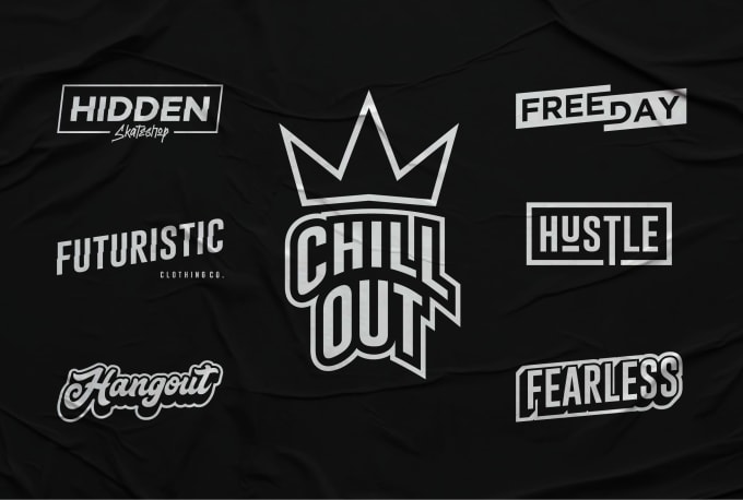 Gig Preview - Design a simple exclusive logo for your streetwear brand