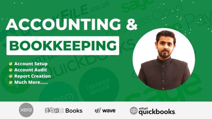 Gig Preview - Our agency will do accounting, bookkeeping in quickbooks online, xero, excel and wave