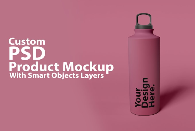 Gig Preview - Creat realistic psd product mockup template with smart object in photoshop