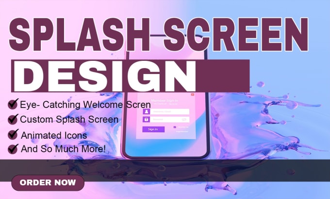 Gig Preview - Create amazing animated splash screen or loading screen for mobile or web app