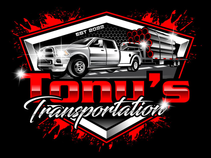 Gig Preview - Do trucking business, dispatcher, logistics, transport logo