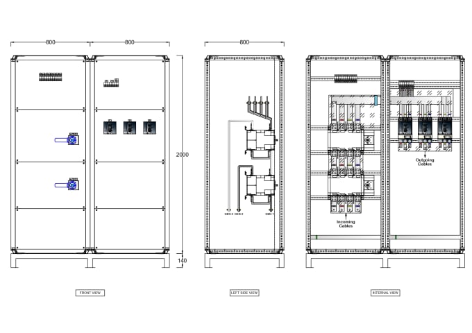 Gig Preview - Draw mts panel design and wiring diagram w cad