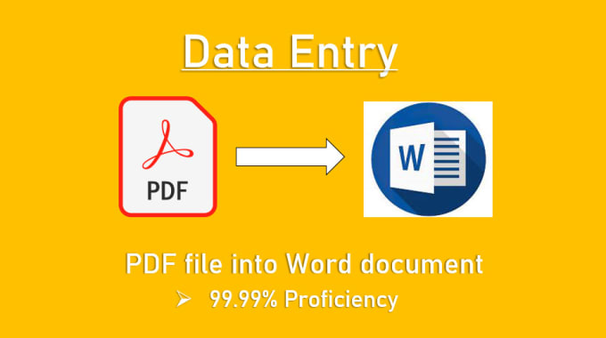 Gig Preview - Retype the PDF file into a word document within a day