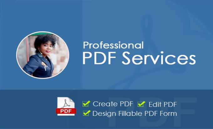 Gig Preview - Design your PDF form and create fillable PDF form