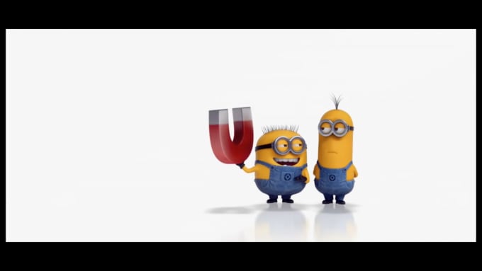 Gig Preview - Add your logo and slogan in minions magnet funny video in 2k