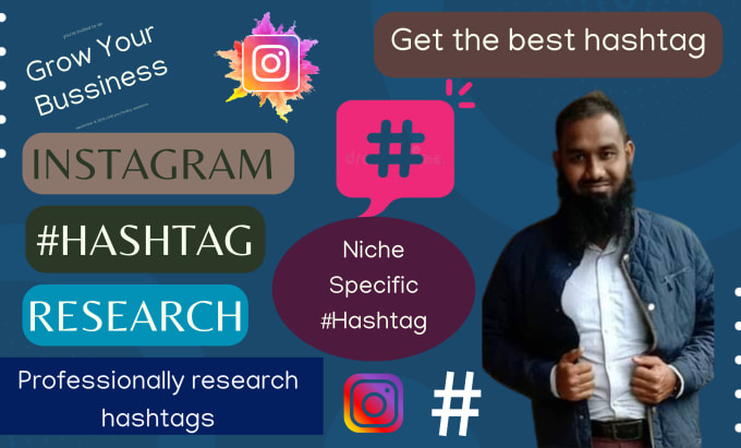 Gig Preview - Research hashtags to grow your instagram