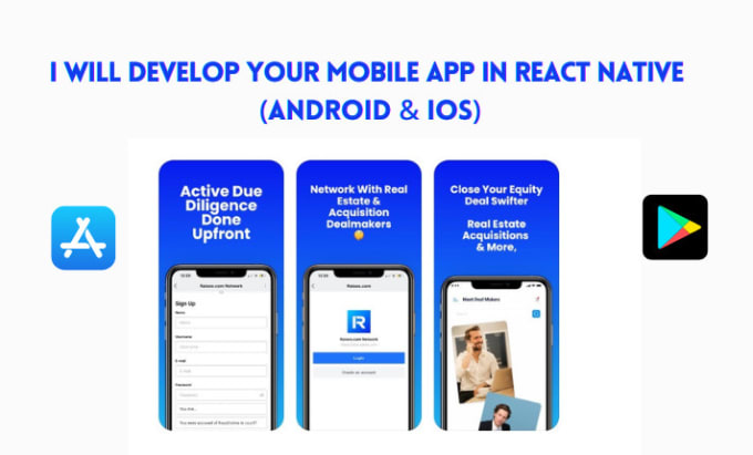 Bestseller - create react native mobile apps for both android and ios