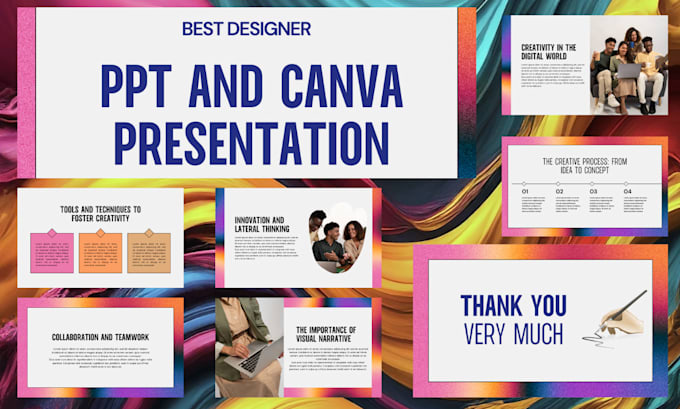 Gig Preview - Give designer ppt and canva presentation your presentation