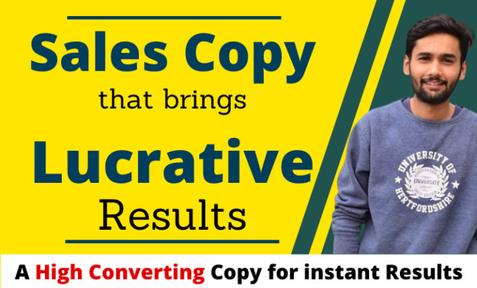 Gig Preview - Write the ultimate sales copy, copywriting for your business