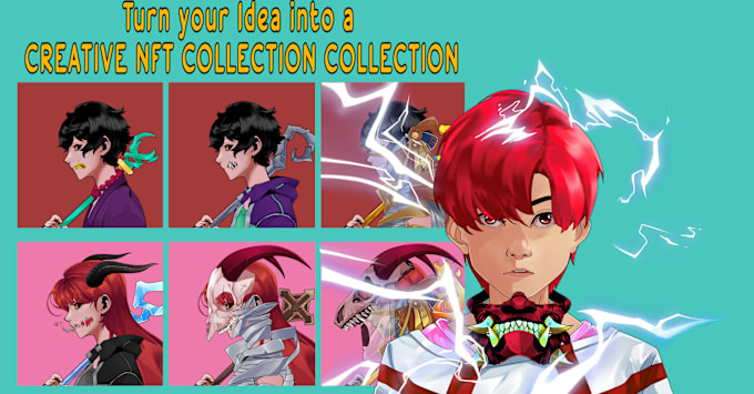 Bestseller - create your nft collection in 2d anime style