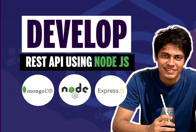 Gig Preview - Develop an API rest API using nodejs expressjs and mongodb