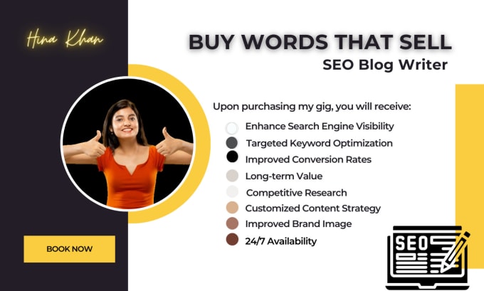 Gig Preview - Write SEO blog posts for you