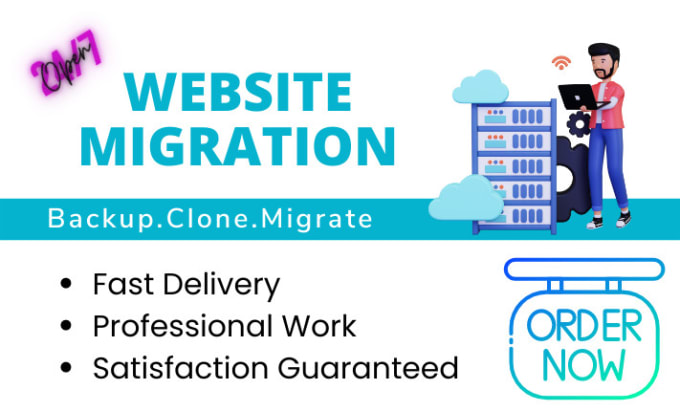 Gig Preview - Migrate, clone, move, transfer wordpress website creating backup